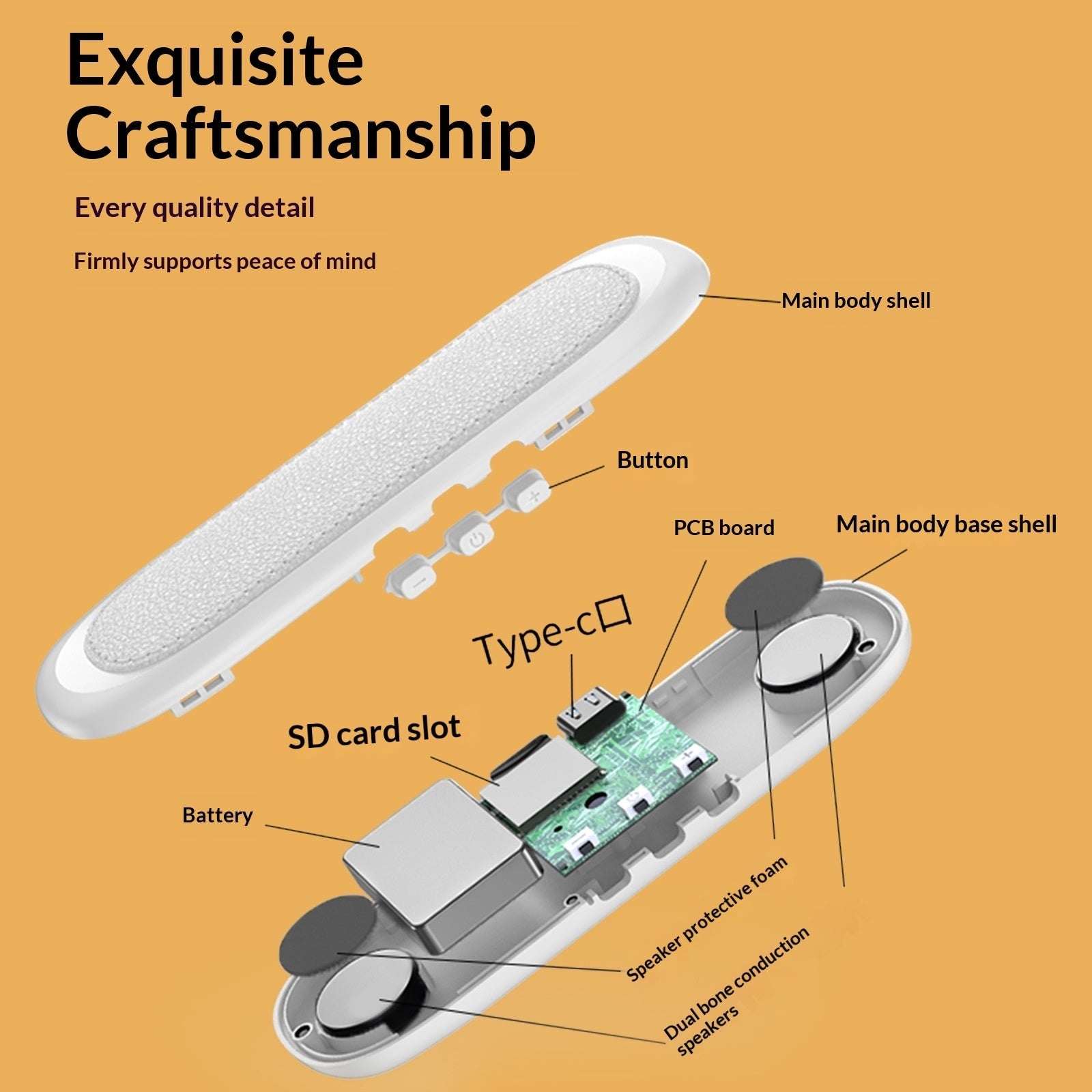 Bone-Conduction Sleep Speaker