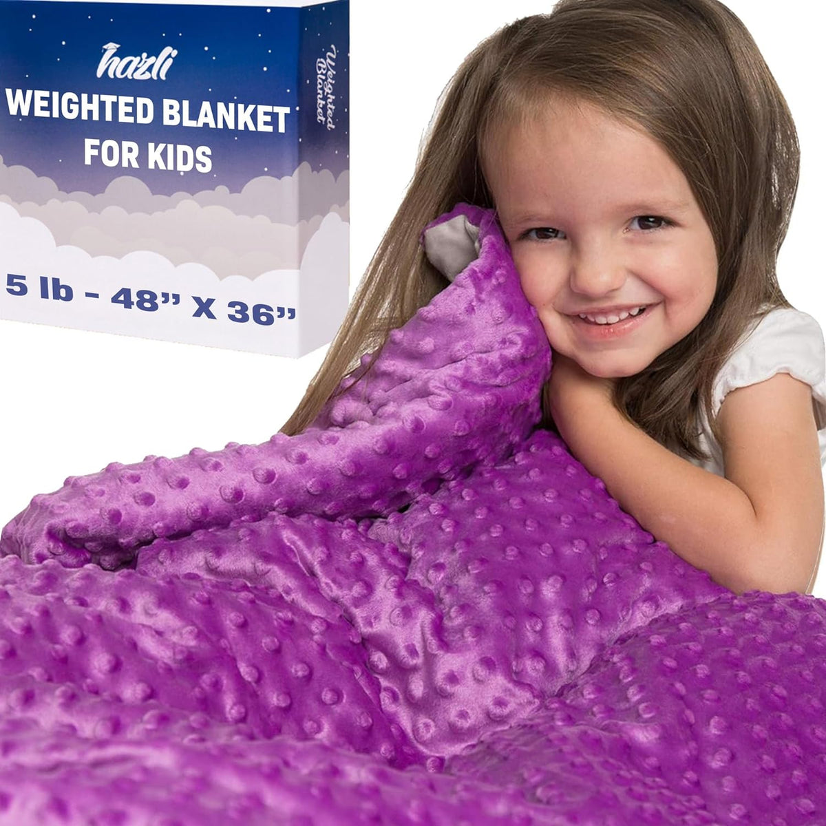 Kids Weighted Blanket with Removable Cover — 10 lb