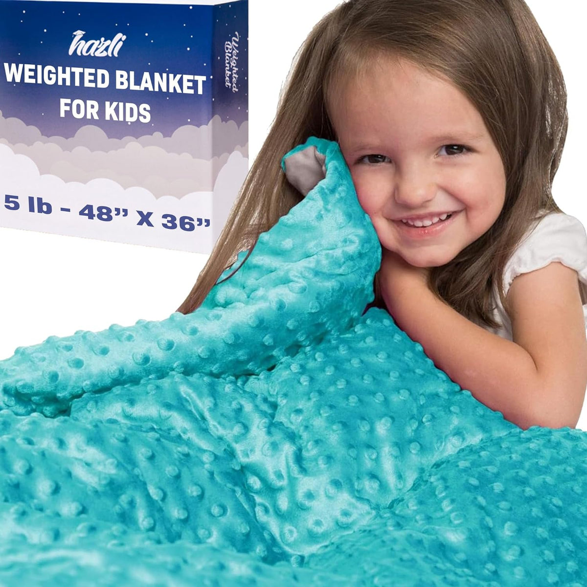Kids Weighted Blanket with Removable Cover — 10 lb