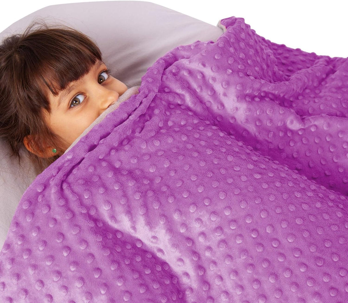 Kids Weighted Blanket with Removable Cover — 10 lb