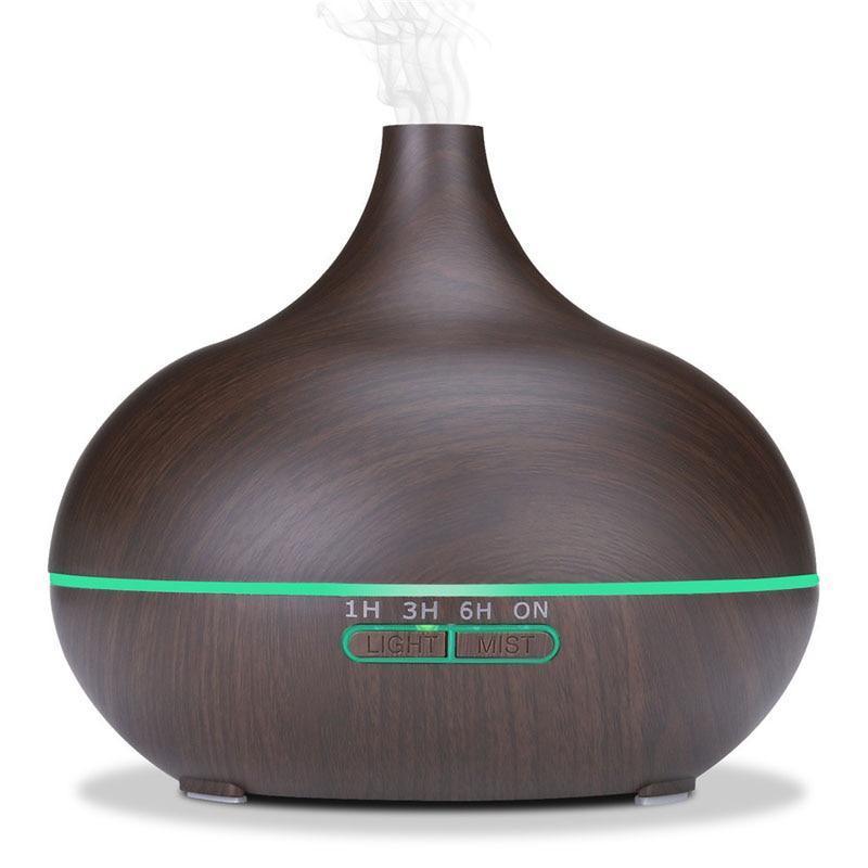 550ml Wood-Grain Aromatherapy Diffuser